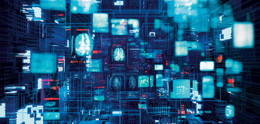 Photo of blue lights 