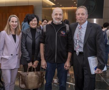 Polina Anikeev, Lisa Yang, Michael Greenberg,and David Ginty.